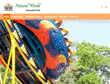 Tablet Screenshot of naturalworldamusementpark.com